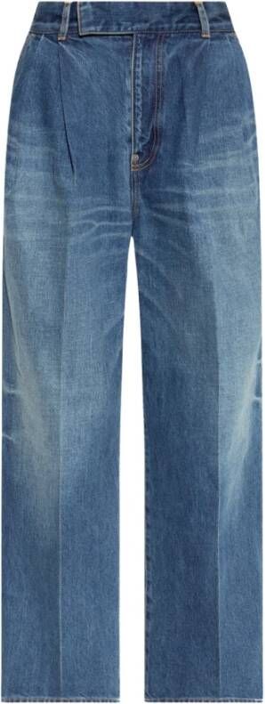 Undercover Straight Jeans Blauw Dames