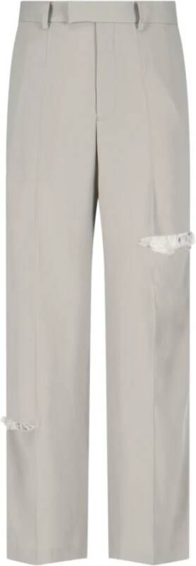 Undercover Straight Trousers Grijs Dames