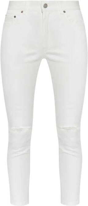 Undercover Trousers with glossy crystals White Dames