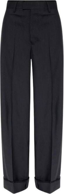 Undercover Wool pleat-front trousers Zwart Dames
