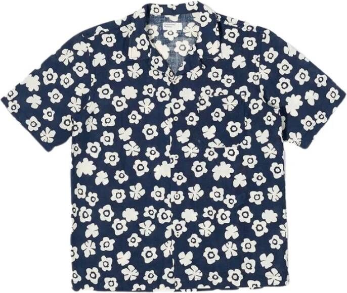 Universal Works Alledaagse t-shirts Blauw Heren