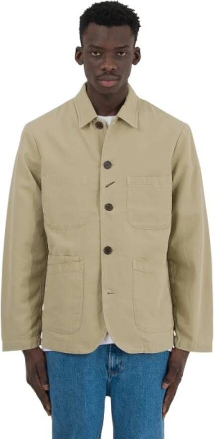 Universal Works Light Jackets Beige Heren