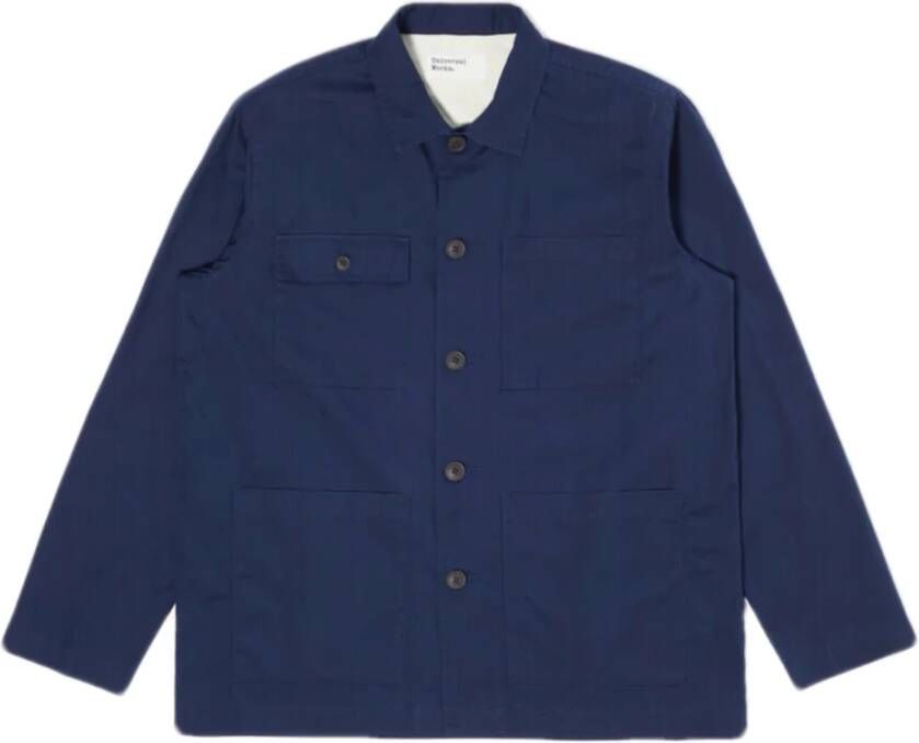 Universal Works Dockside -overschot Blauw Heren