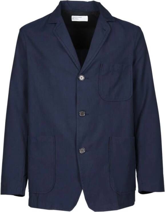 Universal Works Jackets Blauw Heren