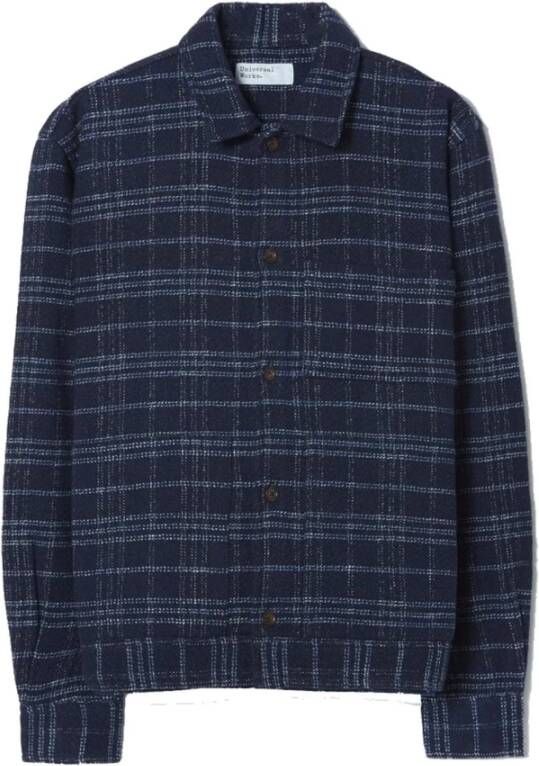 Universal Works Jasje Blauw Heren