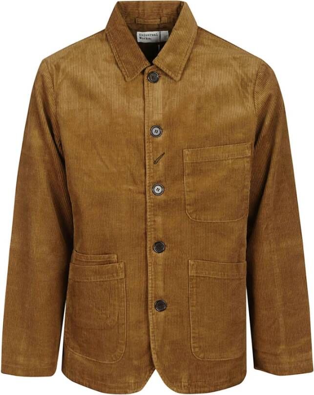 Universal Works Mannen & Kledingjack Bruin Heren