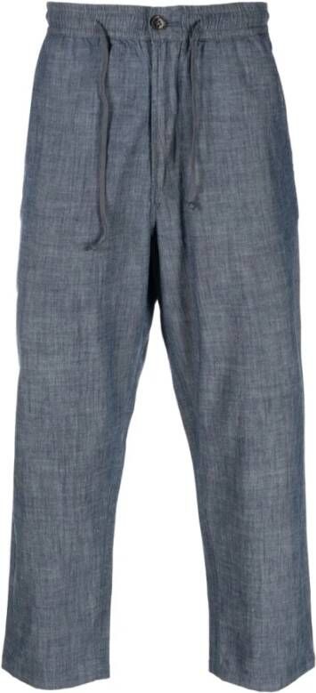 Universal Works Tapered Trousers Blauw Heren