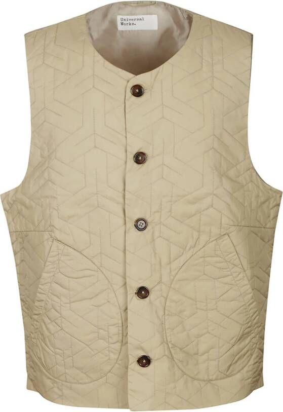 Universal Works Mannen & Kledingjack Beige Heren