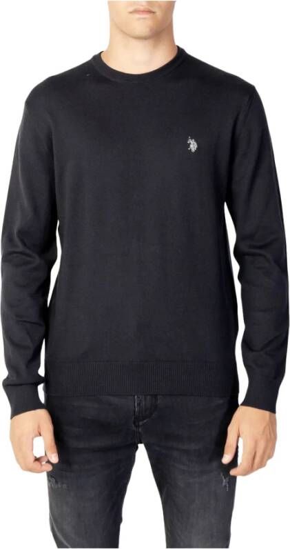 U.s. Polo Assn. Veelzijdige en stijlvolle trui voor heren Black Heren