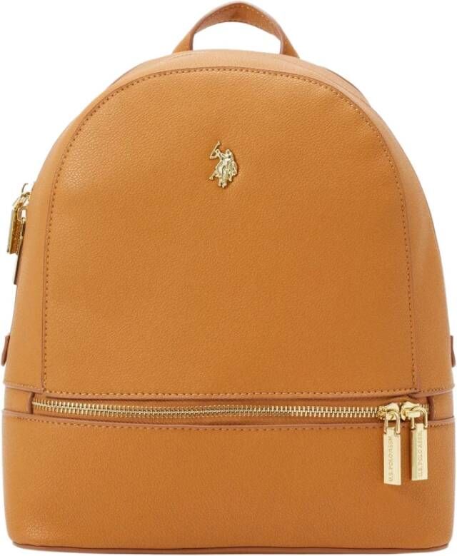 U.s. Polo Assn. Stijlvolle Rugzak voor Dagelijks Gebruik Brown Dames