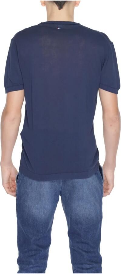 U.s. Polo Assn. Katoenen Heren T-shirt Korte Mouw Blue Heren - Foto 2