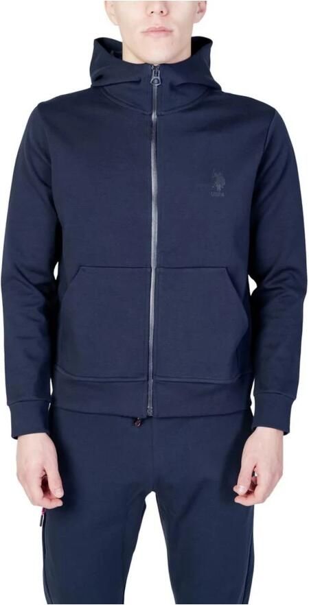 U.s. Polo Assn. Blauwe Katoen Blend Hoodie Sweater Blue Heren - Foto 4