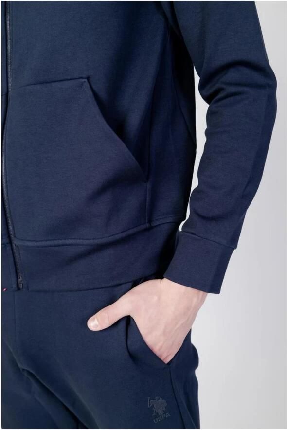 U.s. Polo Assn. Blauwe Katoen Blend Hoodie Sweater Blue Heren - Foto 2