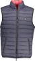U.s. Polo Assn. Blauwe mouwloze nylon jas met ritssluiting Blue Heren - Thumbnail 1