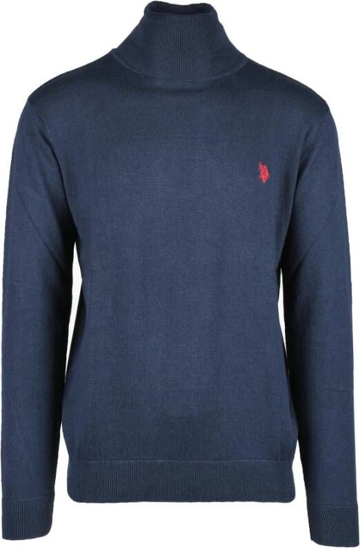 U.s. Polo Assn. Blauwe Trui voor Mannen Blauw Heren