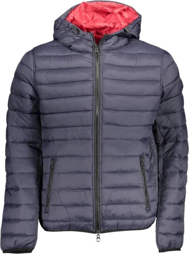U.s. Polo Assn. Blauw-Rode Omkeerbare Casual Jas Blue Heren