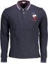 U.s. Polo Assn. Klassieke polo met lange mouwen en contrasterende accenten Blue Heren - Thumbnail 1