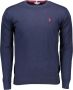 U.s. Polo Assn. Blauwe Katoen Kasjmier Trui voor Mannen Blue Heren - Thumbnail 3