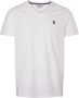 U.s. Polo Assn. Zachte en comfortabele witte Arjun T-shirt met logo White Heren - Thumbnail 4
