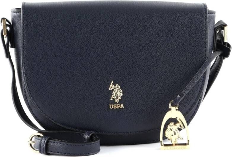 U.s. Polo Assn. Synthetische Crossbody Tas met Verstelbare Band Blue Dames