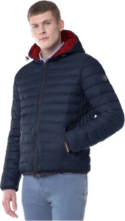 U.s. Polo Assn. Down Jacket Blauw Heren