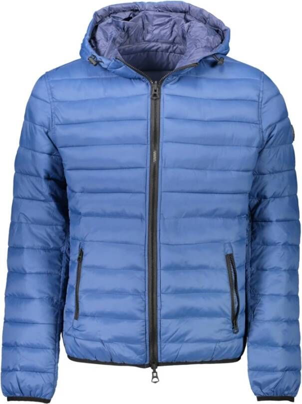 U.s. Polo Assn. Omkeerbare Hoodie Jas Blauw Blue Heren