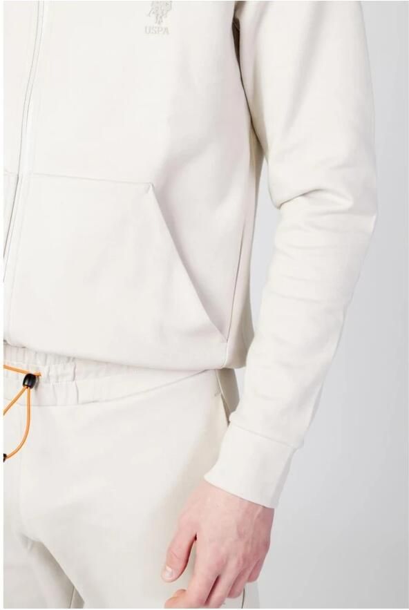 U.s. Polo Assn. Hoodie Mannen Herfst Winter Collectie Beige Heren - Foto 3