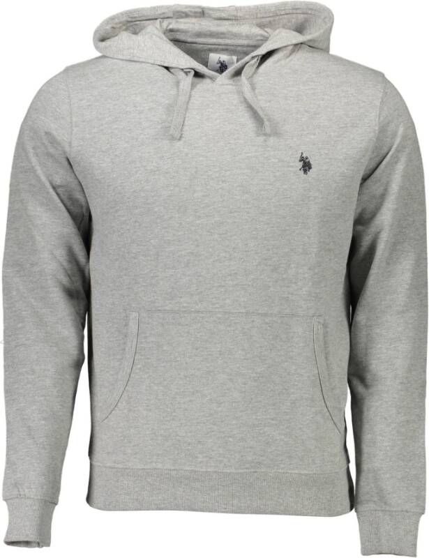 U.s. Polo Assn. Klassieke katoenen hoodie Gray Heren