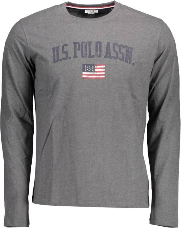 U.s. Polo Assn. Gray T-Shirt Grijs Heren