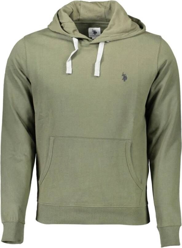 U.s. Polo Assn. Groen sweatshirt met capuchon en logo Green Heren