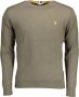 U.s. Polo Assn. Groen Langemouw Geborduurd Logo Shirt Green Heren - Thumbnail 1