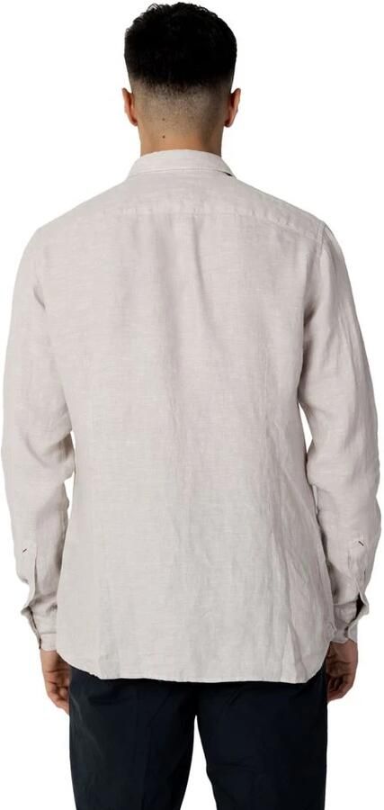 U.s. Polo Assn. Grijs linnen overhemd Lente Zomer Collectie Gray Heren - Foto 4