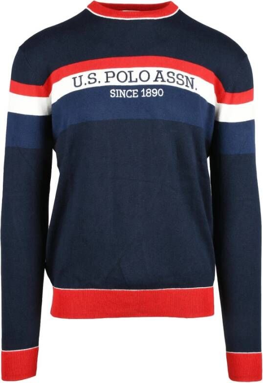U.s. Polo Assn. Katoen Kasjmier Stijlvolle Gebreide Multicolor Heren