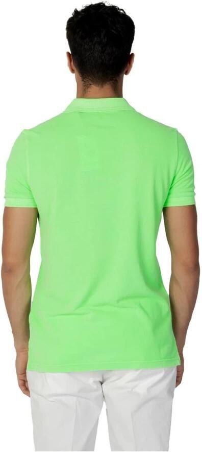 U.s. Polo Assn. Groen Katoenen Poloshirt Korte Mouw Green Heren - Foto 2