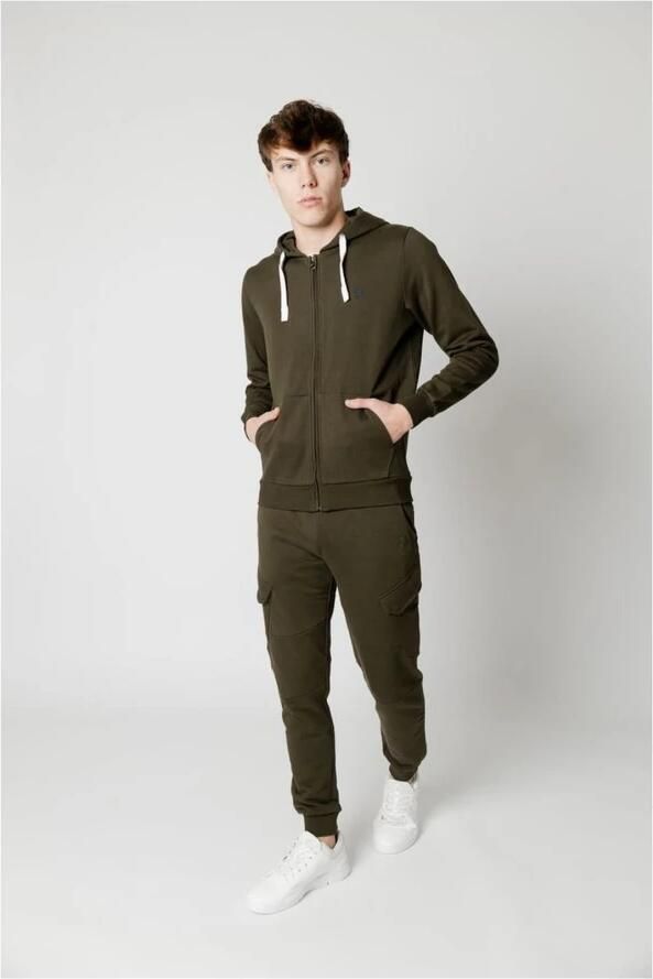 U.s. Polo Assn. Groene Hoodie van Katoen Green Heren