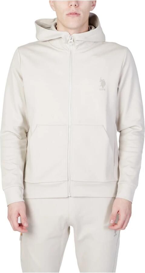 U.s. Polo Assn. Hoodie Mannen Herfst Winter Collectie Beige Heren - Foto 5