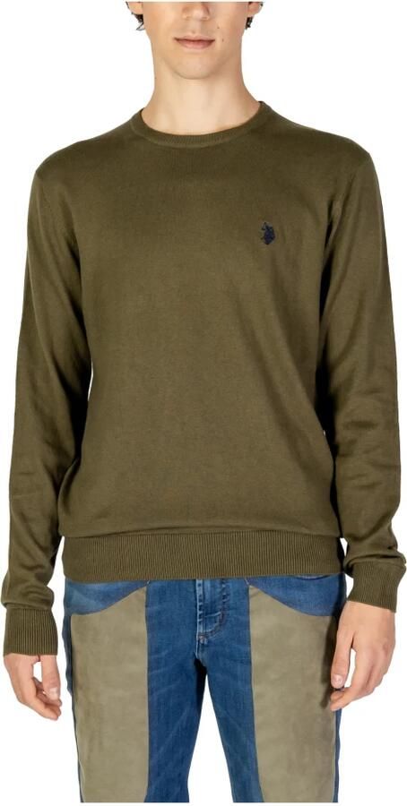 U.s. Polo Assn. Heren Gebreide Kleding Collectie: Herfst Winter Green Heren