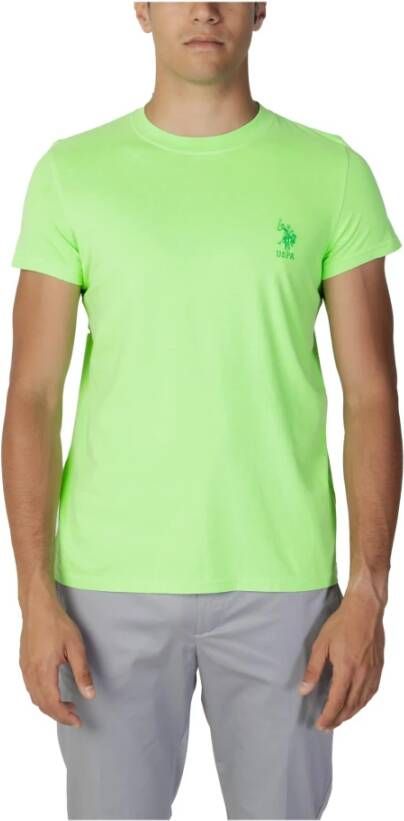 U.s. Polo Assn. Mannen Groene T-shirt Green Heren