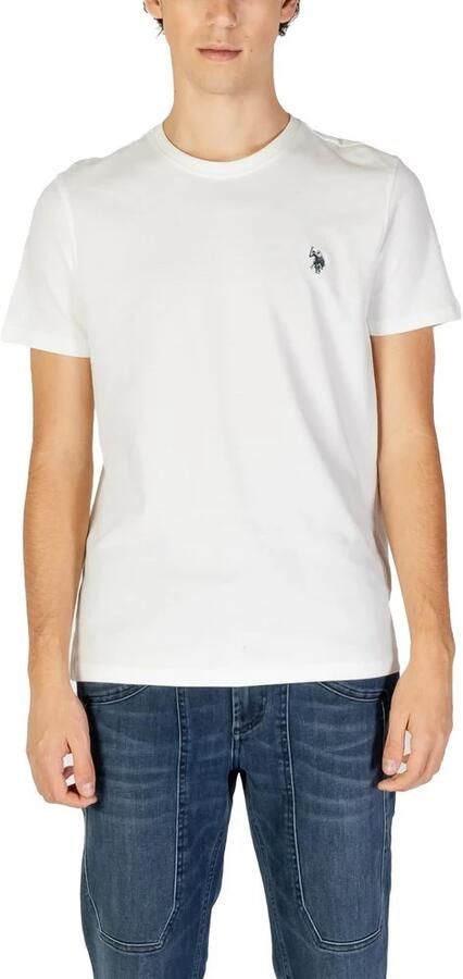 U.s. Polo Assn. Zachte en comfortabele witte Arjun T-shirt met logo White Heren - Foto 3
