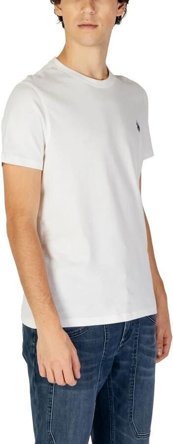 U.s. Polo Assn. Zachte en comfortabele witte Arjun T-shirt met logo White Heren - Foto 6