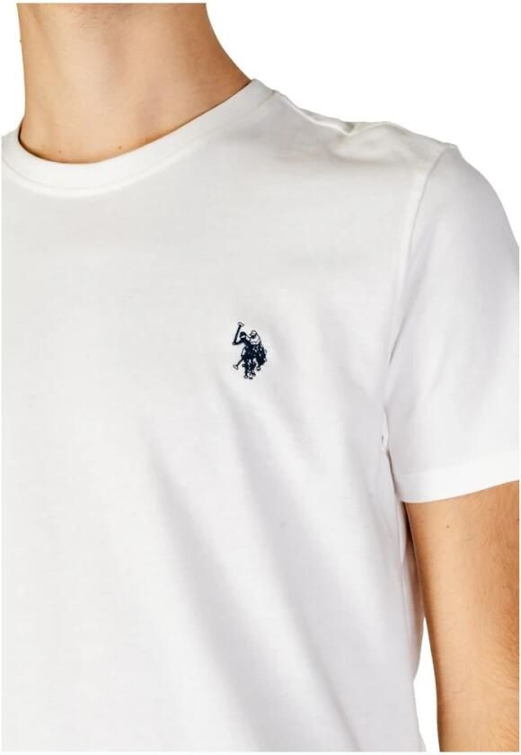 U.s. Polo Assn. Zachte en comfortabele witte Arjun T-shirt met logo White Heren - Foto 2