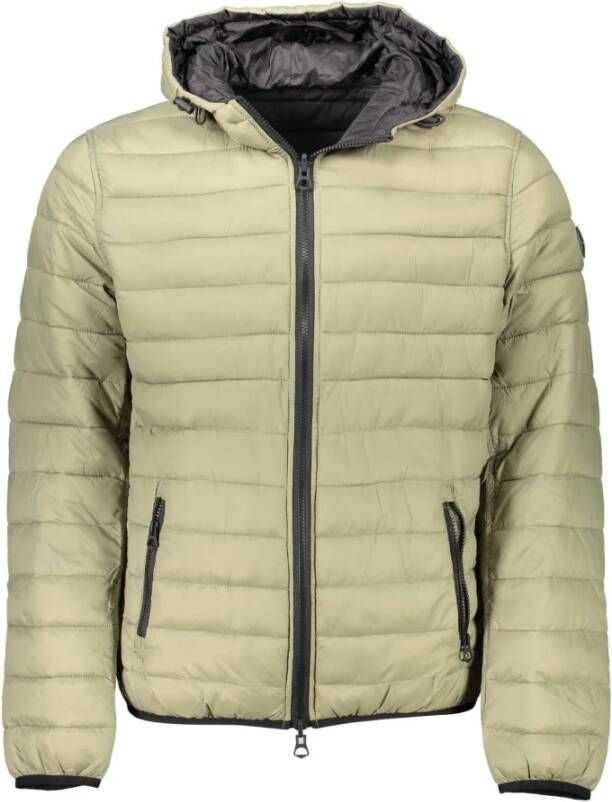 U.s. Polo Assn. Heren Omkeerbare Hoodie met Rits Groen Heren
