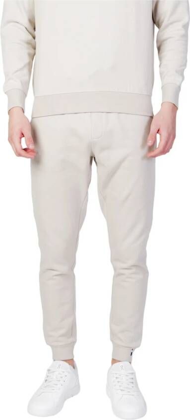 U.s. Polo Assn. Klassieke Fleece Jogger Broek Zand Beige Heren