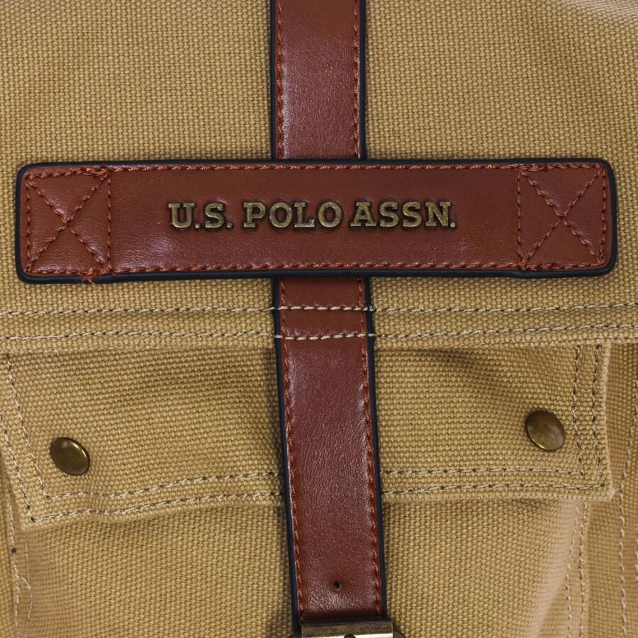 U.s. Polo Assn. Heren Synthetische Bandolier Tas Beige Heren