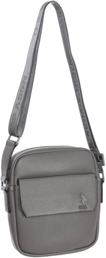 U.s. Polo Assn. Heren Synthetische Bandolier Tas Gray Heren - Foto 4