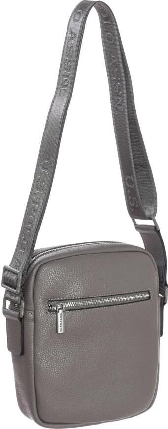 U.s. Polo Assn. Heren Synthetische Bandolier Tas Gray Heren - Foto 3