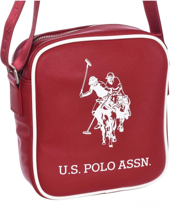 U.s. Polo Assn. Heren Synthetische Bandolier Tas Red Heren - Foto 2