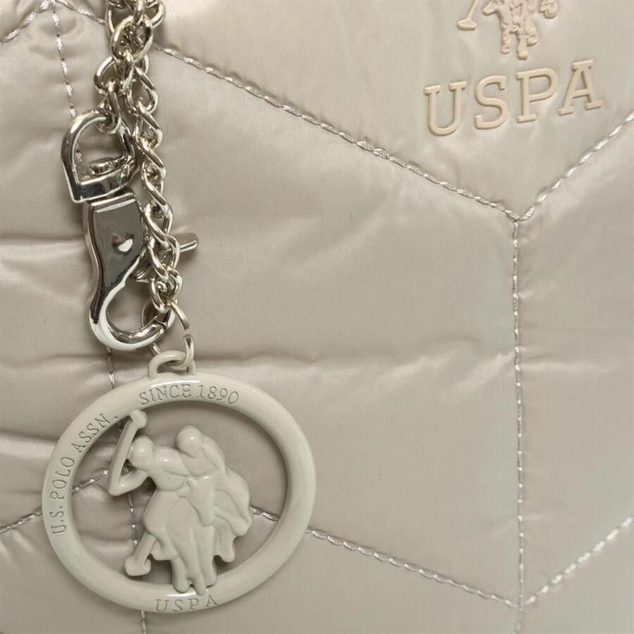 U.s. Polo Assn. Heren Synthetische Hobo Tas Beige Dames