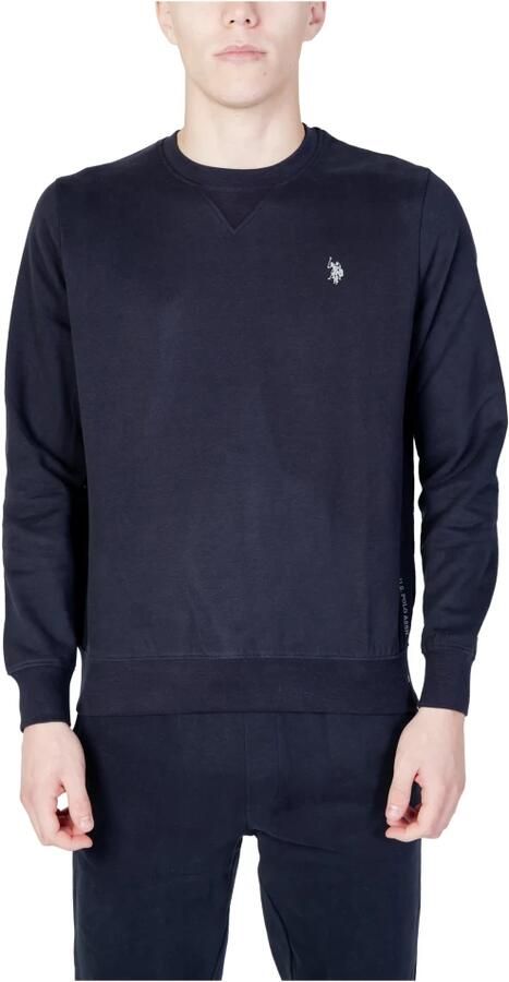 U.s. Polo Assn. Klassieke Katoenmix Sweater in Blauw Blue Heren - Foto 4