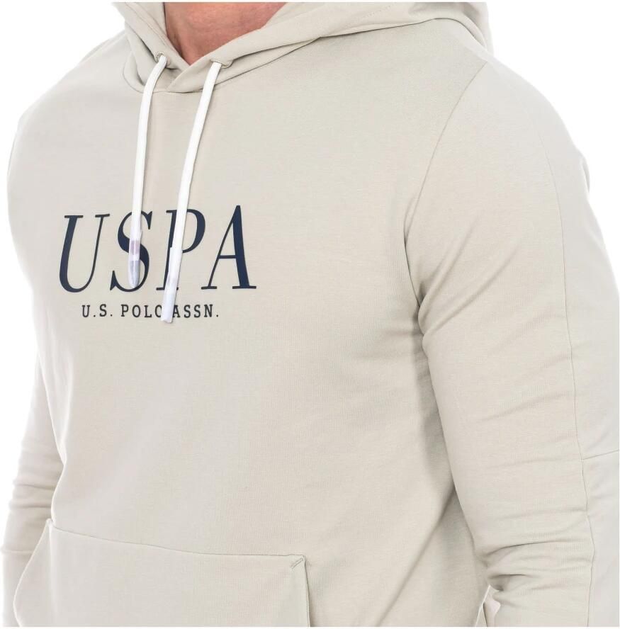 U.s. Polo Assn. Hoodie met verstelbaar trekkoord Beige Heren - Foto 2